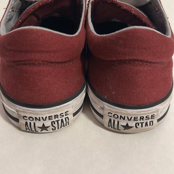 Converse All Star Sneakers Burgundy Women’s Size 8 - Picture 7 of 10